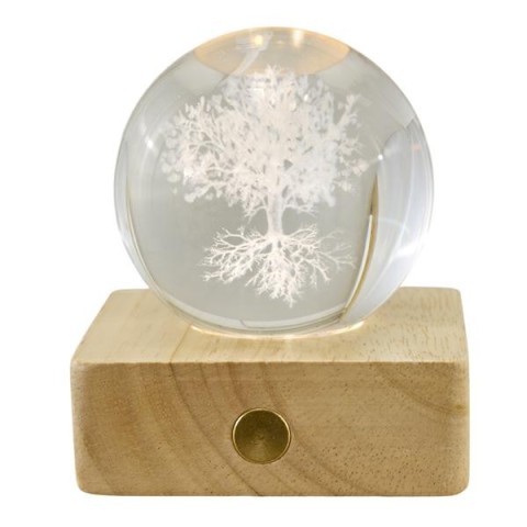 LAMPADA GLOBO ALBERO PC. GIFT 6X6X8